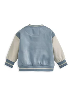 Pure Cotton Appliqué Baseball Jacket (0 Mths-3 Yrs)