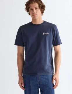 Pure Cotton Back Slogan Graphic T-Shirt