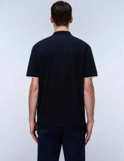 Pure Cotton Badge Polo Shirt