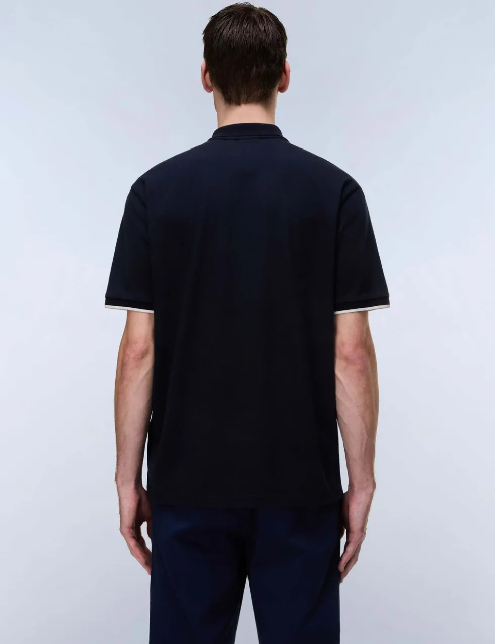 Pure Cotton Badge Polo Shirt