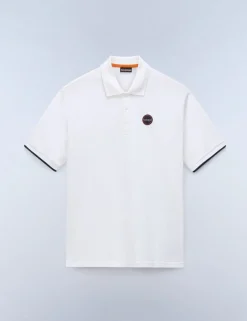 Pure Cotton Badge Polo Shirt