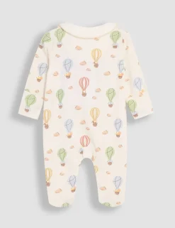 Pure Cotton Balloon Print Sleepsuit (0-18 Mths)