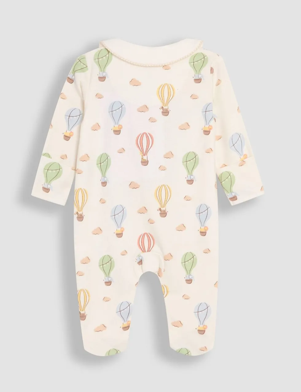 Pure Cotton Balloon Print Sleepsuit (0-18 Mths)