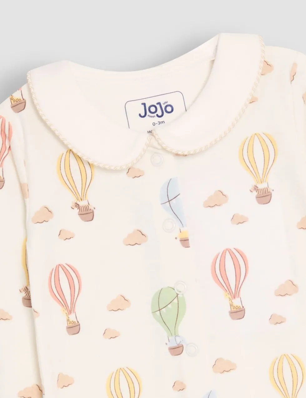 Pure Cotton Balloon Print Sleepsuit (0-18 Mths)
