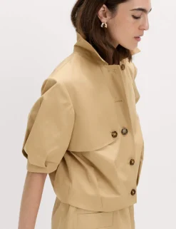 Pure Cotton Balloon Sleeve Jacket