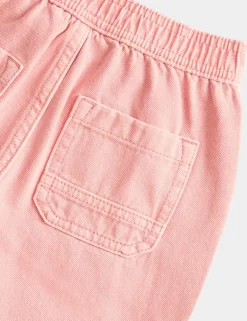 Pure Cotton Barrel Leg Jeans (2-8 Yrs)