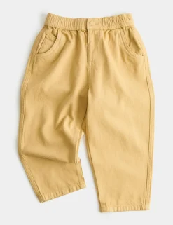 Pure Cotton Barrel Leg Jeans (2-8 Yrs)