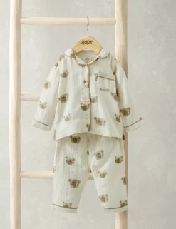 Pure Cotton Bear Pyjamas (3-36 Mths)