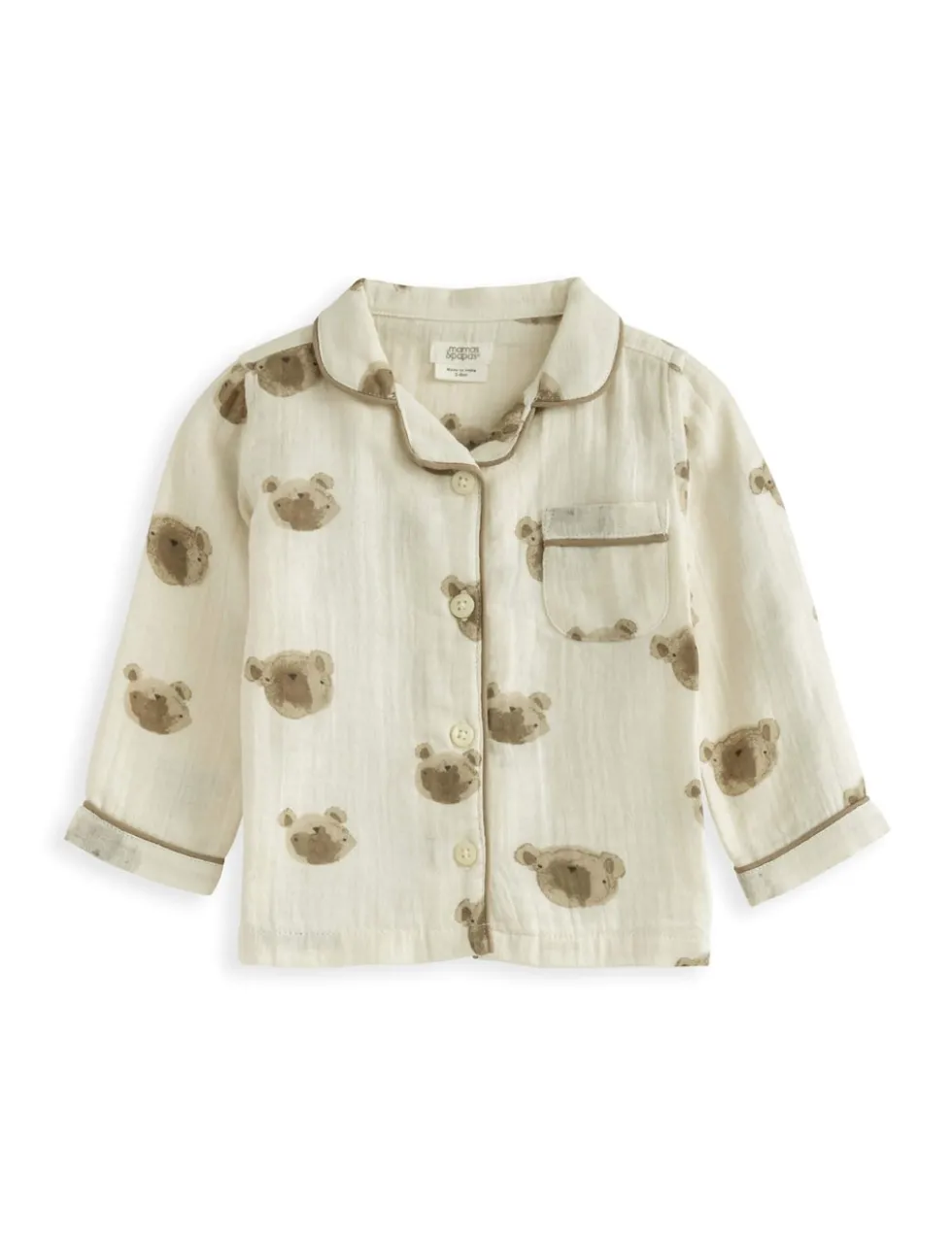 Pure Cotton Bear Pyjamas (3-36 Mths)