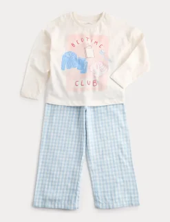 Pure Cotton Bedtime Graphic Pyjamas (1-8 Yrs)
