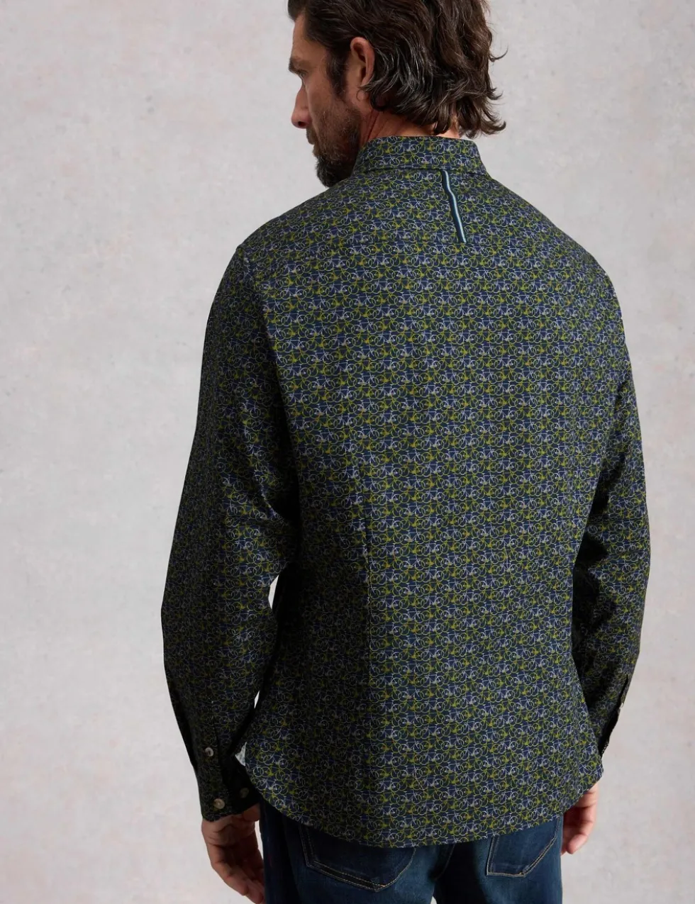 Pure Cotton Bike Print Shirt