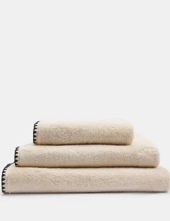 Pure Cotton Blanket Stitch Towel