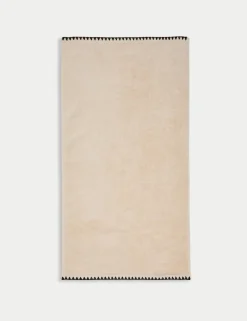 Pure Cotton Blanket Stitch Towel