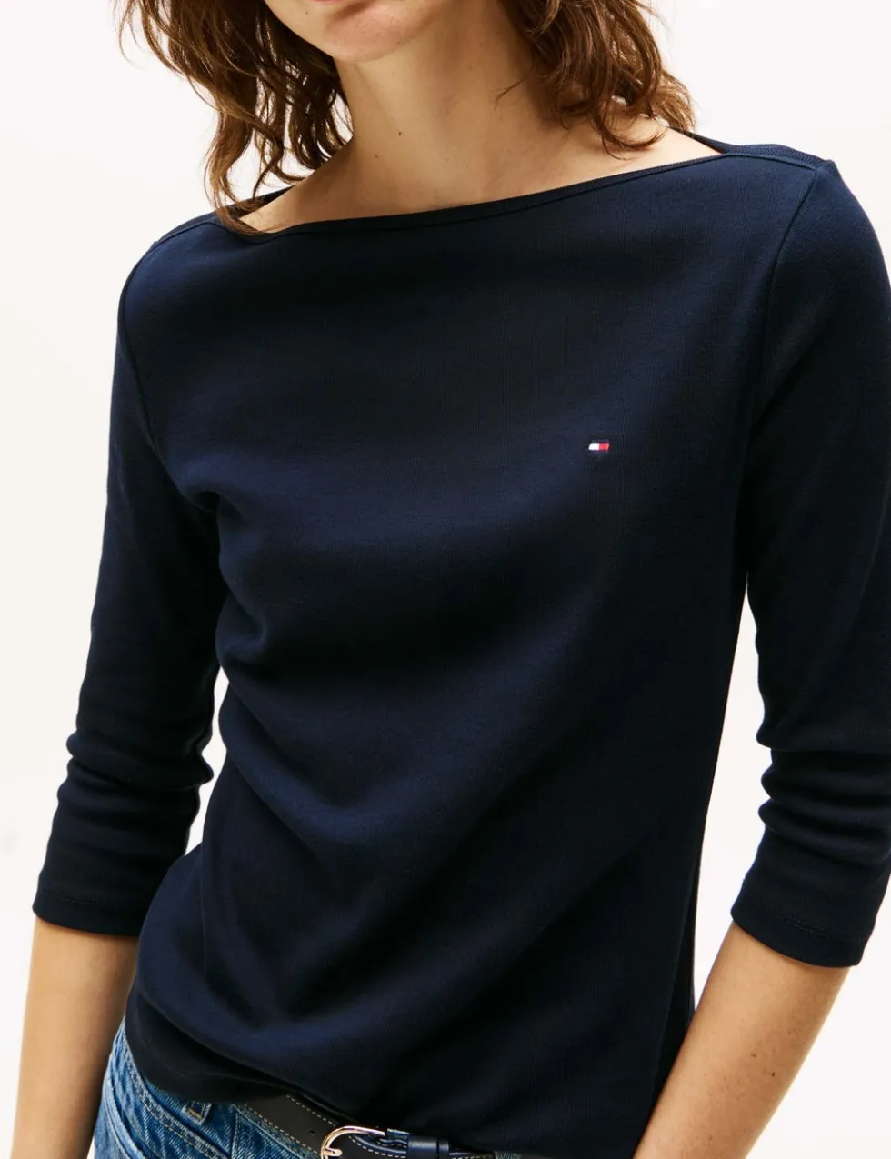Pure Cotton Boat Neck Top