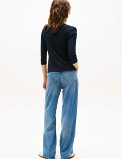 Pure Cotton Boat Neck Top