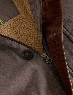 Pure Cotton Borg Lined Utility Jacket