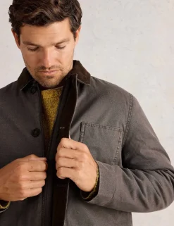Pure Cotton Borg Lined Utility Jacket