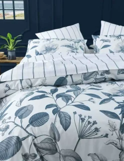Pure Cotton Botanical Bluestone Bedding Set