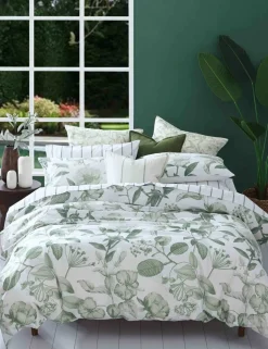 Pure Cotton Botanical Leaf Bedding Set