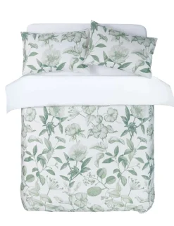 Pure Cotton Botanical Leaf Bedding Set