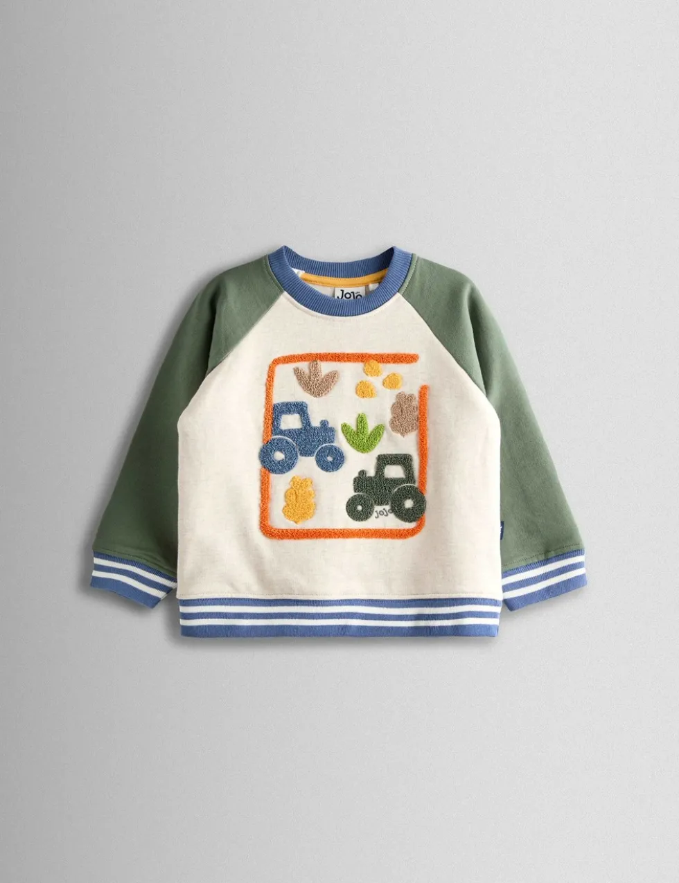 Pure Cotton Bouclé Tractor Sweatshirt (6 Mths-6 Yrs)