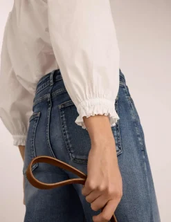 Pure Cotton Broderie Blouse