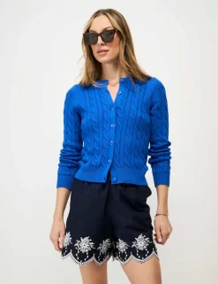 Pure Cotton Broderie Shorts