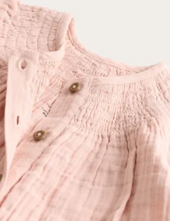 Pure Cotton Broderie Woven All in One (0-12 Mths)