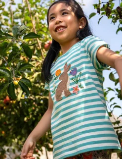 Pure Cotton Bunny Appliqué T-Shirt (1-10 Yrs)