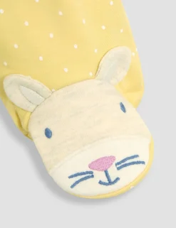 Pure Cotton Bunny Sleepsuit (0-12 Mths)