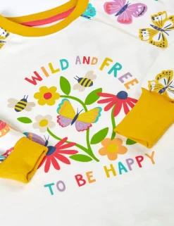 Pure Cotton Butterfly Pyjamas (1-12 Yrs)