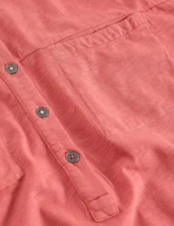 Pure Cotton Button Front Shirt