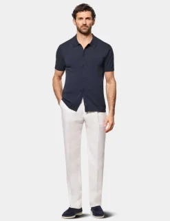 Pure Cotton Button Through Polo Shirt