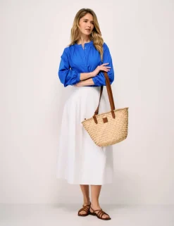 Pure Cotton Button Through Blouse