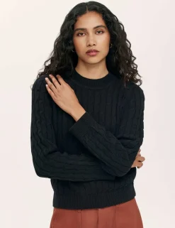 Pure Cotton Cable Knit Jumper