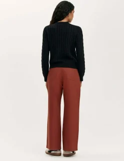 Pure Cotton Cable Knit Jumper