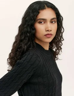 Pure Cotton Cable Knit Jumper