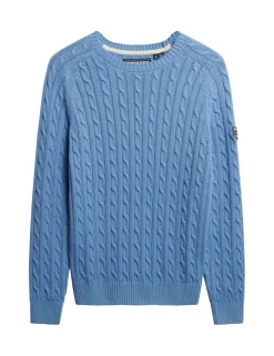 Pure Cotton Cable Knit Relaxed Jumper