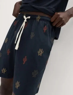 Pure Cotton Cactus Print Pyjama Set