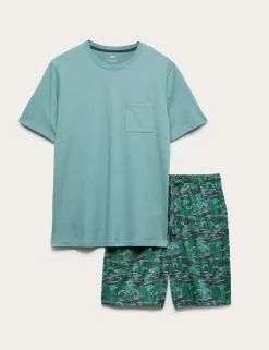 Pure Cotton Cactus Print Pyjama Set