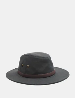 Pure Cotton Canvas Broad Brim Hat