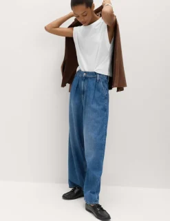 Pure Cotton Cap Sleeve T-Shirt