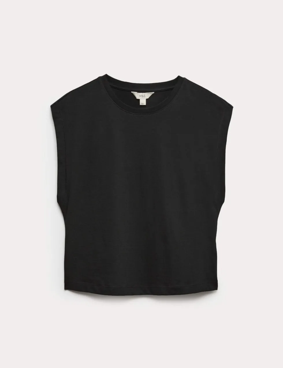 Pure Cotton Cap Sleeve T-Shirt