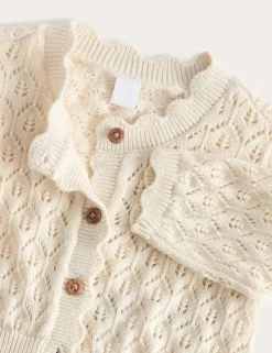 Pure Cotton Cardigan (7lbs -12 Mths)