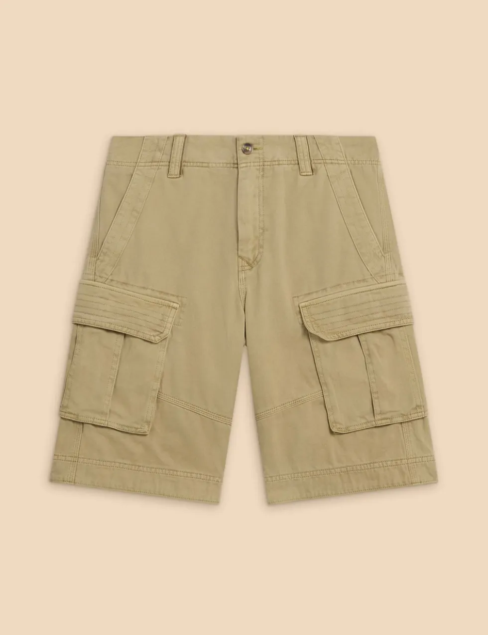 Pure Cotton Cargo Shorts