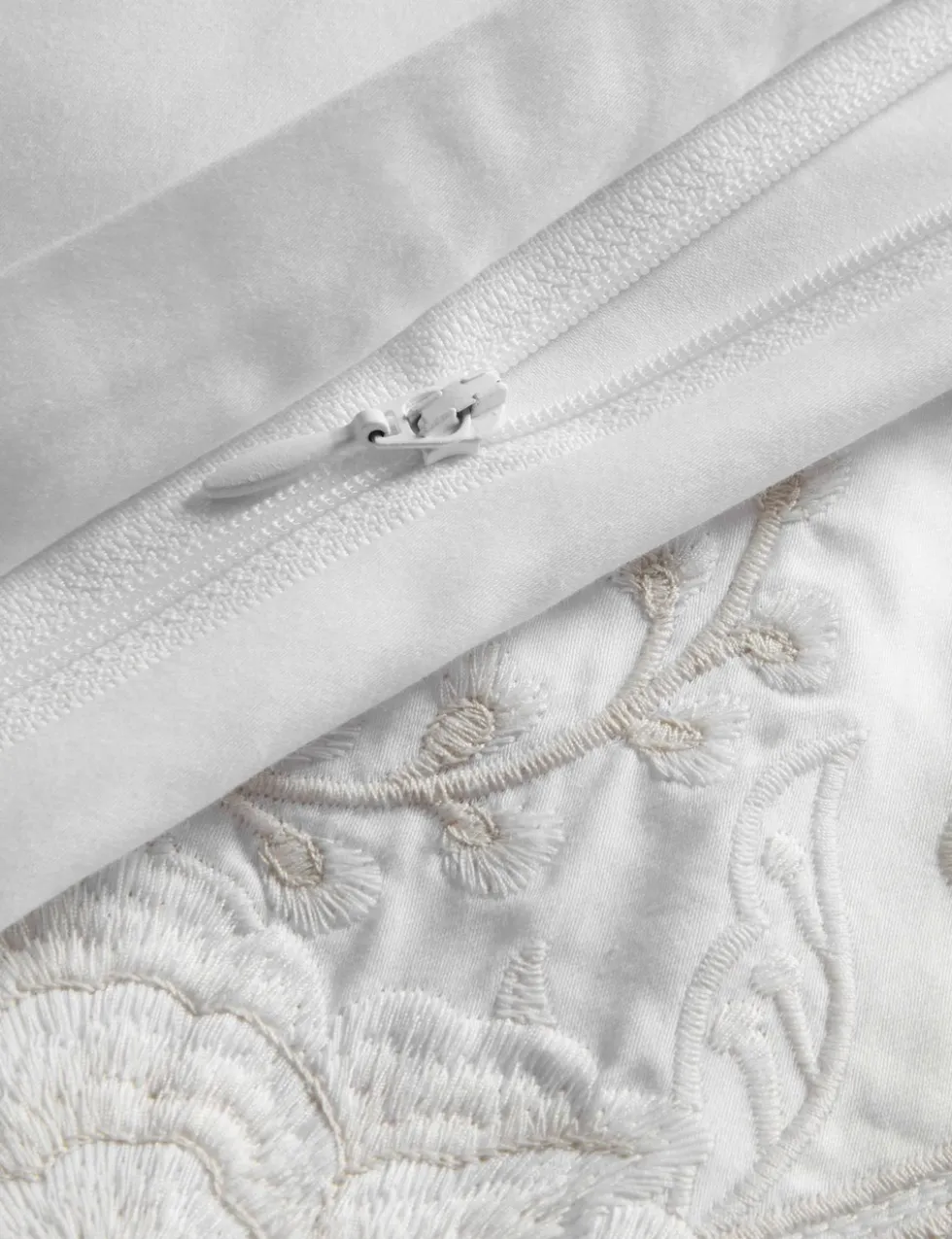 Pure Cotton Celandine Embroidered Bedding Set