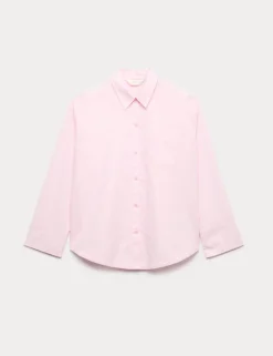 Pure Cotton Chambray Lounge Shirt