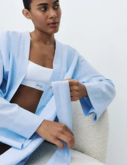 Pure Cotton Chambray Wrap