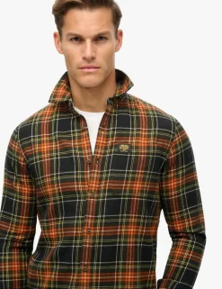 Pure Cotton Check Flannel Shirt