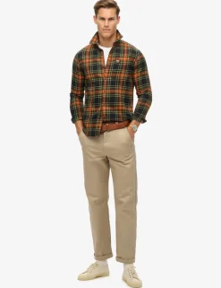 Pure Cotton Check Flannel Shirt